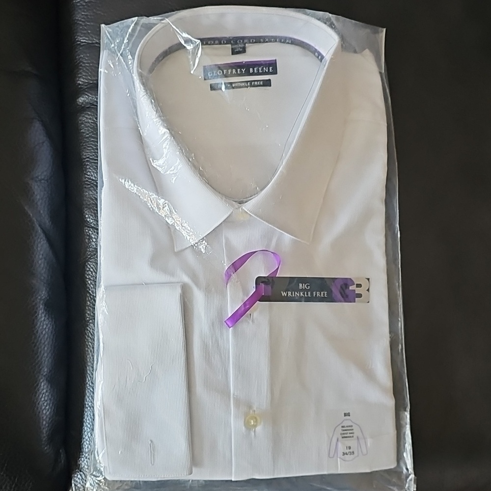 Geoffrey Beene Crisp White Dress Shirt